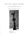 Peter Krasnow: Sculptor/ Draftsman