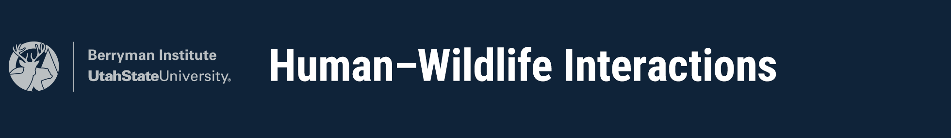 Human–Wildlife Interactions