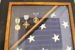 Shadow Box Medals and Flag by Bringing War Home