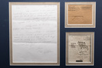 Framed Letter and Envelope