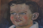 Framed Watercolor Portrait