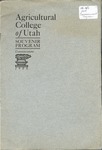 Utah State University Commencement, 1908 – Main Campus