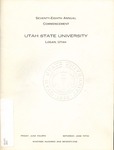 Utah State University Commencement, 1971 – Main Campus