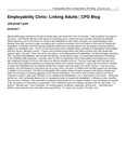 Employability Clinic: Linking Adults by JoLynne Lyon