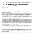 CPD’s Nef and Preston Seek to Strengthen Early Intervention in Utah by JoLynne Lyon