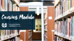 MUSC 3190 Library Module (2024)