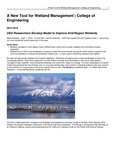 A New Tool for Wetland Management | College of Engineering by USU College of Engineering