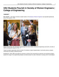 USU Students Flourish in Society of Women Engineers | College of Engineering
