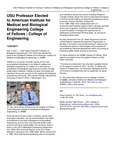 USU Professor Elected to American Institute for Medical and Biological Engineering College of Fellows | College of Engineering by USU College of Engineering