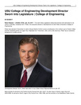 USU College of Engineering Development Director Sworn into Legislature | College of Engineering