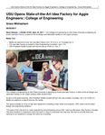 USU Opens State-of-the-Art Idea Factory for Aggie Engineers | College of Engineering