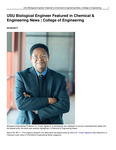 USU Biological Engineer Featured in Chemical & Engineering News | College of Engineering