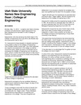 Utah State University Names New Engineering Dean | College of Engineering by USU College of Engineering