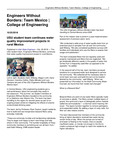 Engineers Without Borders: Team Mexico | College of Engineering by USU College of Engineering