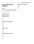 Congratulations 2018 Graduates by USU College of Engineering