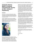 Computer Science Master’s Graduate Chronicles Her Journey at USU | College of Engineering