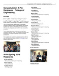 Congratulation A-Pin Recipients | College of Engineering by USU College of Engineering