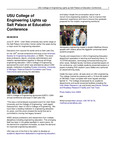 USU College of Engineering Lights up Salt Palace at Education Conference