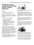 Unplugged: Engineers Develop Wireless Charging System for Electric Wheelchairs