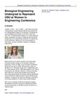 Biological Engineering Undergrad to Represent USU at Women in Engineering Conference by USU College of Engineering