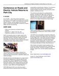 Conference on Roads and Electric Vehicle Returns to Park City by USU College of Engineering