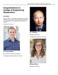 Congratulations to College of Engineering Researchers by USU College of Engineering