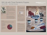 Still Life with Three Puppies by Jenna Mills