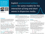 Explicit <em>Synchronized Solitary Waves</em> For Some Models For the <em>Interaction of Long and Short Waves</em> in Dispersive Media.