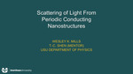 Scattering of Light From Periodic Conducting Nanostructures by Wesley Mills