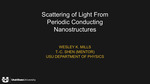 Light Scattering From Periodic Conducting Nanostructures