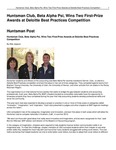 Huntsman Club, Beta Alpha Psi, Wins Two First-Prize Awards at Deloitte Best Practices Competition by USU Jon M. Huntsman School of Business and Allie Jeppson