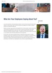 What Are Your Employees Saying About You?
