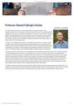 Professor Named Fulbright Scholar