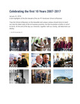 Celebrating the First 10 Years 2007-2017 by USU Jon M. Huntsman School of Business