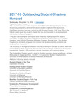 2017-18 Outstanding Student Chapters Honored by Jon M. Huntsman School of Business