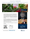 The Huntsman Post, December 2014 by USU Jon M. Huntsman School of Business