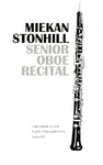 Senior Recital - Miekan Stonhill