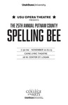 The 25th Annual Putnam County Spelling Bee by Dallas Heaton, USU Opera, and Errik M. Hood