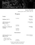 Junior Recital - Raif Milligan