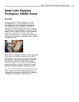 Blake Tullis Receives Prestigous ASDSO Award by Utah Water Research Laboratory