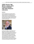 UWRL Director, Mac McKee, Named a 2015 Friend of UCOWR by Utah Water Research Laboratory