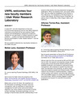 UWRL Welcomes Four New Faculty Members by Utah Water Research Laboratory