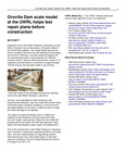 Oroville Dam Scale Model at the UWRL Helps Test Repair Plans Before Construction by Utah Water Research Laboratory