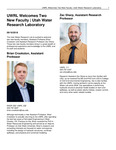 UWRL Welcomes Two New Faculty by Utah Water Research Laboratory