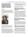Eva Nieminski UWRL Outstanding Alumni Spotlight by Utah Water Research Laboratory