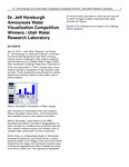 Dr. Jeff Horsburgh Announces Water Visualization Competition Winners by Utah Water Research Laboratory