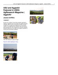 USU and AggieAir Featured in USDA AgResearch Magazine by Jessica Griffiths