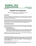 Prepaid Farm Expenses