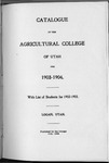 General Catalogue 1903 by Utah State University
