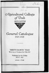 General Catalogue 1927 by Utah State University